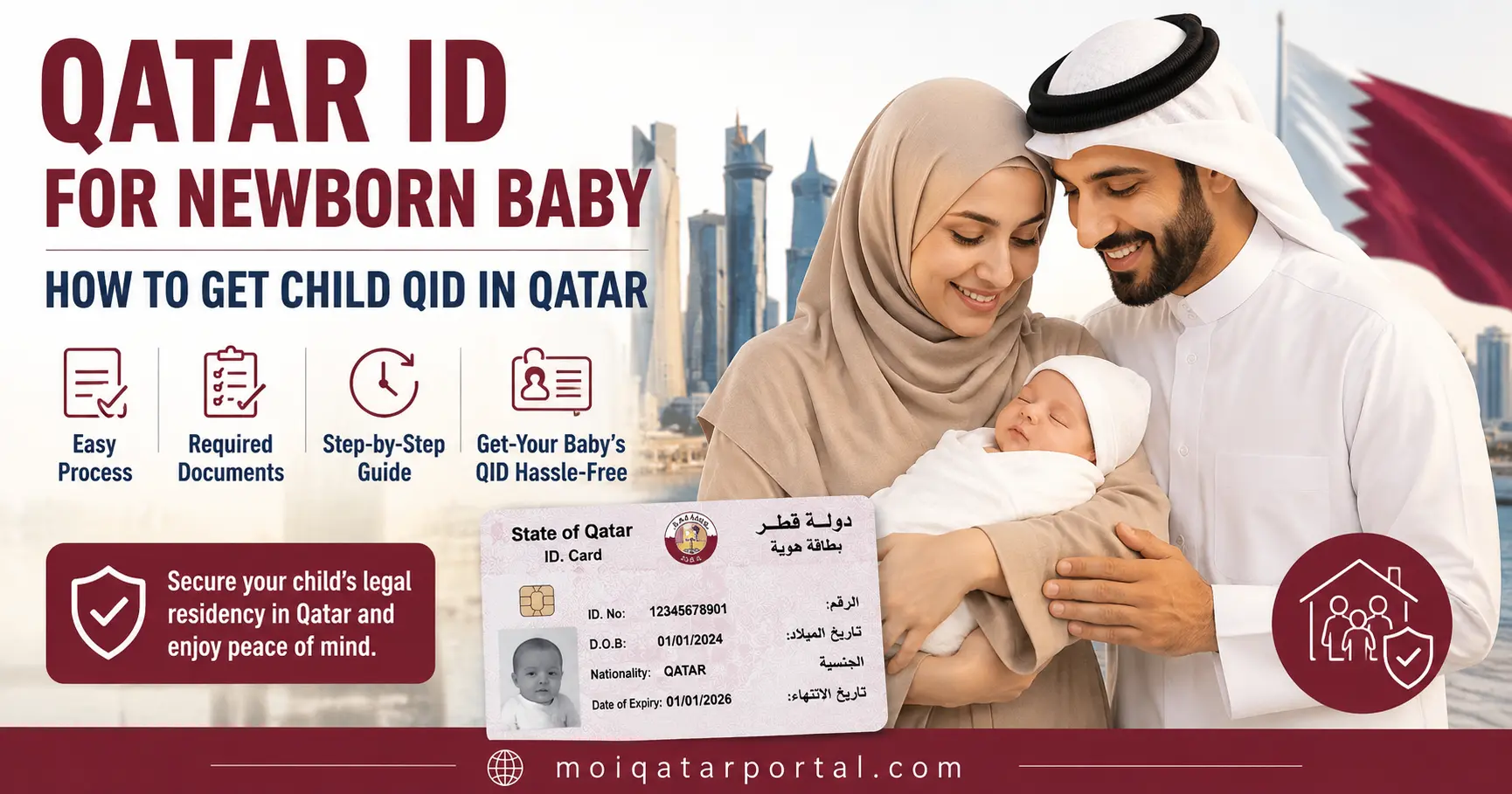 Qatar ID for Newborn Baby — How to Get Child QID [2026]